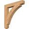 Ekena Millwork Thorton Craftsman Smooth Bracket, Western Red Cedar, 3 1/2"W x 26"D x 26"H BKT04X26X26THR04SWR - alternate 1